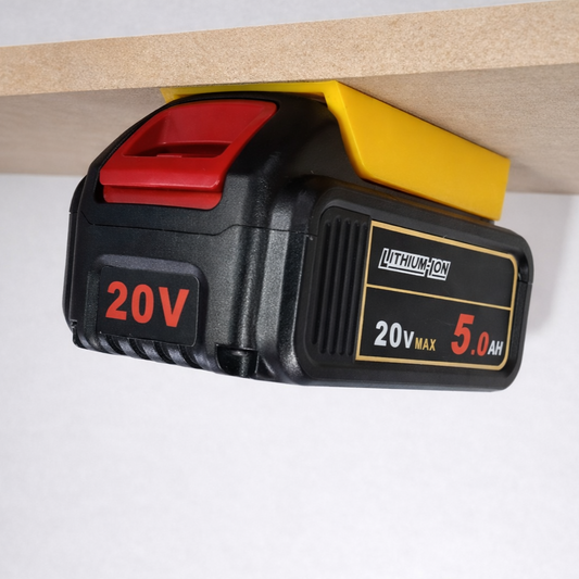 Lot de 5 Support à batterie - Compatible avec les outils DeWalt